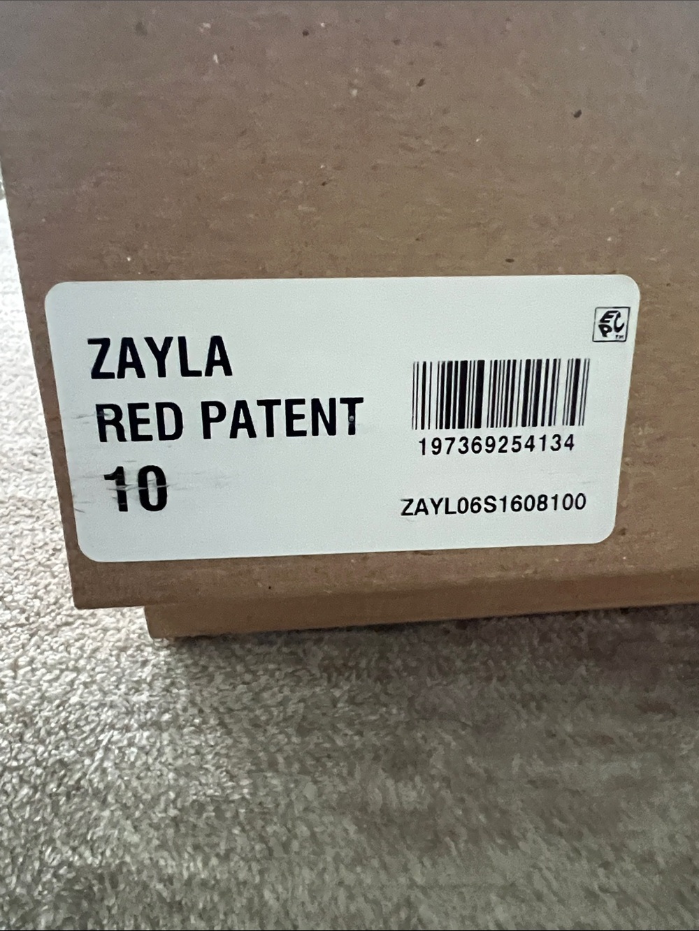Steve Madden ZAYLA Red Patent - Size 10 - Picture 7 of 7